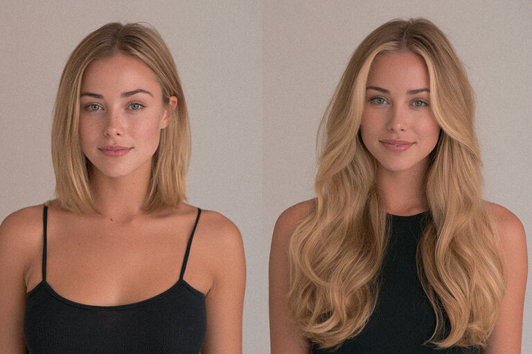 How to Blend Hair Extensions into Short Hair