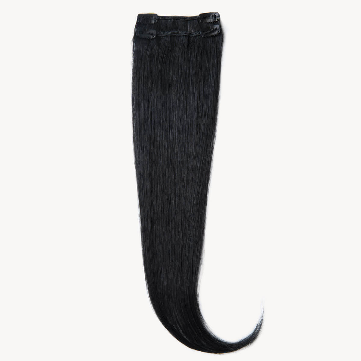 Jet Black, 20" Micro Fill-In Extensions, #1