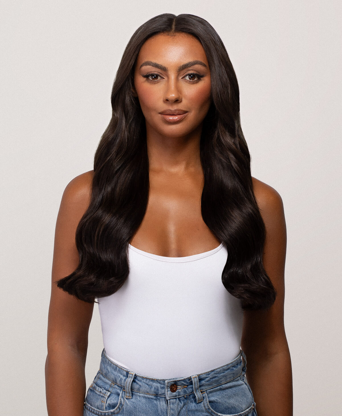 20 Inch Clip In Human Hair Extensions 120g Remy Hair for Volume Length 20 main image 3