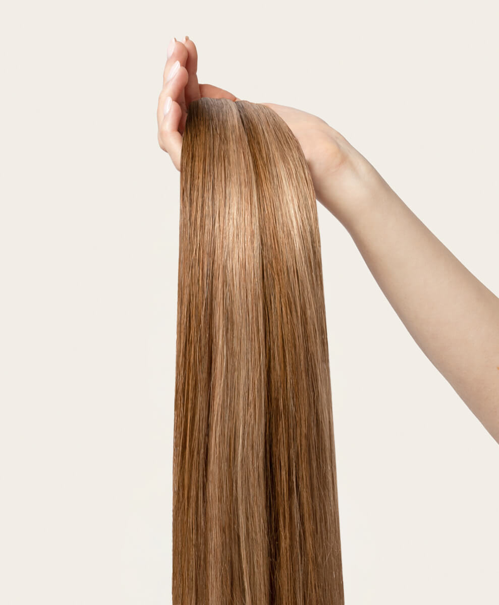Bronde Highlighted, 20" Micro Fill-In Extensions, P10/18/6