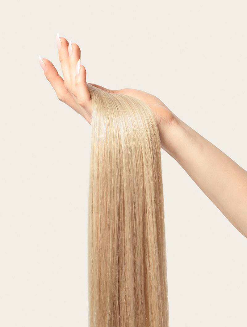 Champagne Blonde, 20" Volumiser Quad Clip-In Weft, #240C, 45g