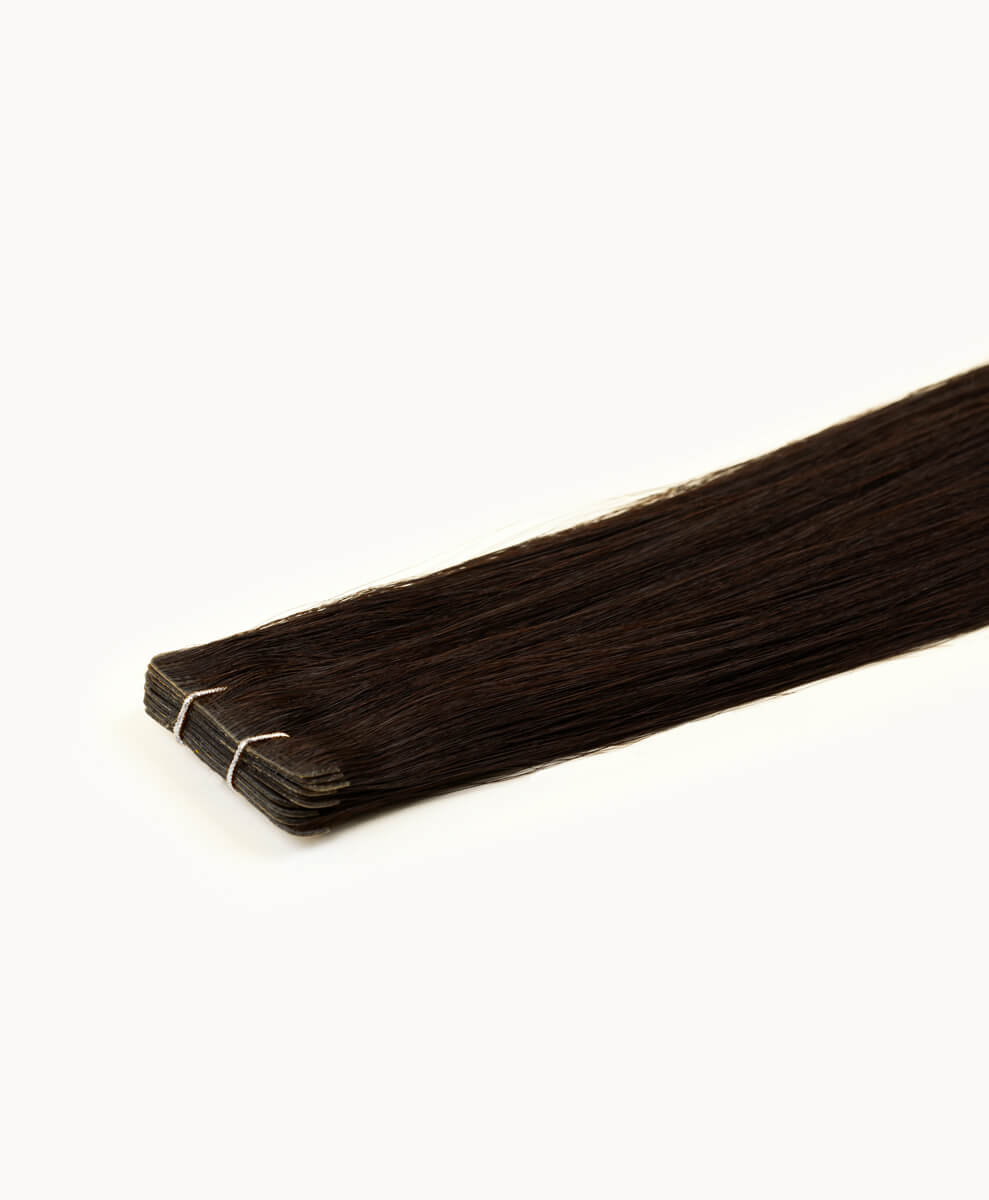 Natural Black, 16" Invisible Tape In Extensions, #N13