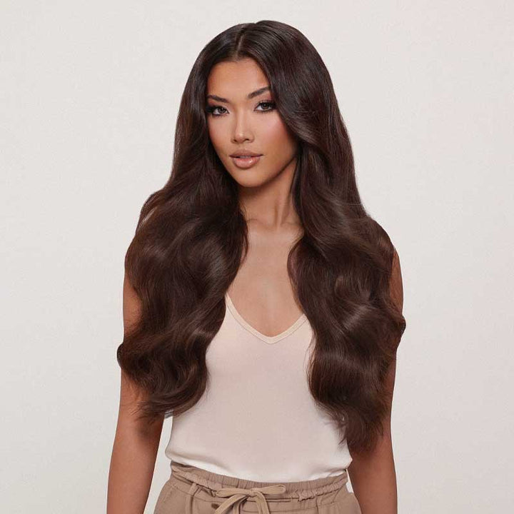 22" Nano Tip Hair Extensions Milk & Blush
