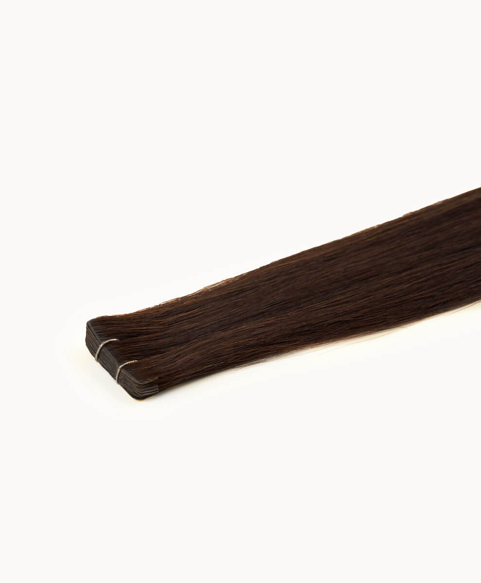 Dark Brown, 18" Invisible Tape In Extensions, #N02