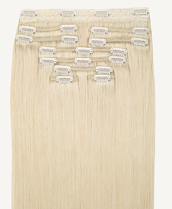 Champagne Blonde, 24" Classic Clip-In Hair Extensions, #240C, 280g