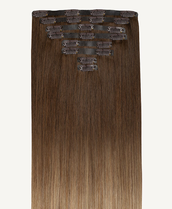 18" Invisible Clip-In Hair Extensions (185g)