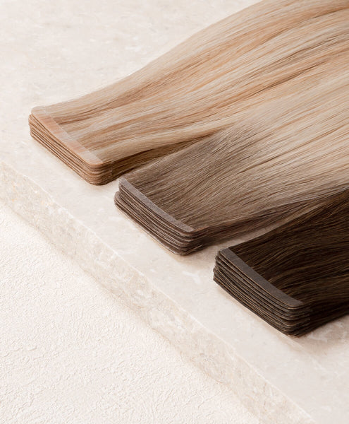 Ultra Slim Tape-In Hair Extensions Milk Blush