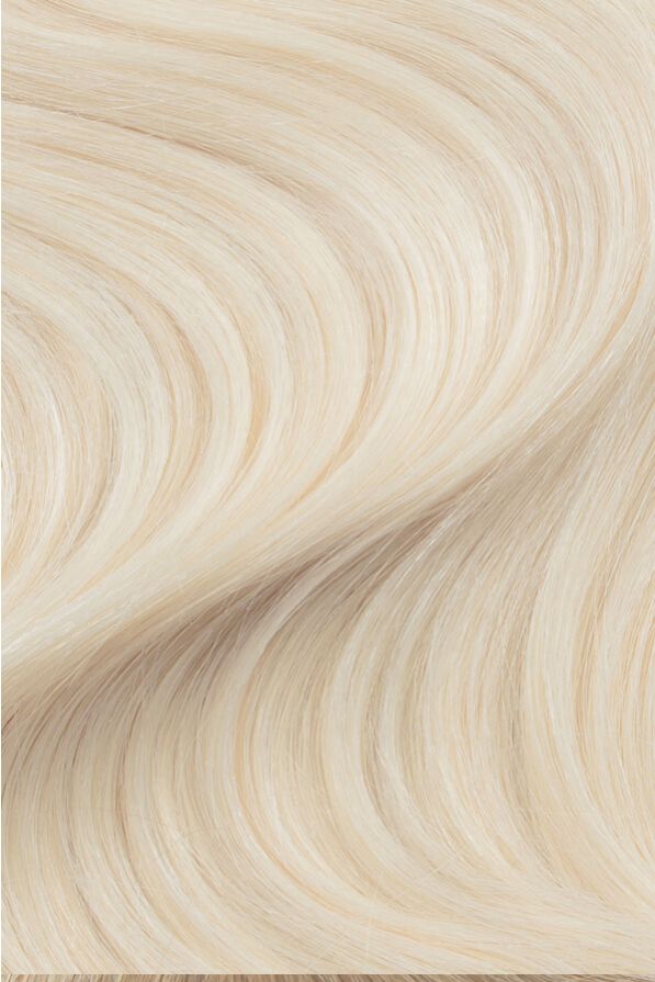 12 inch Seamless 150g Clip-in hair extensions Bleached Blonde