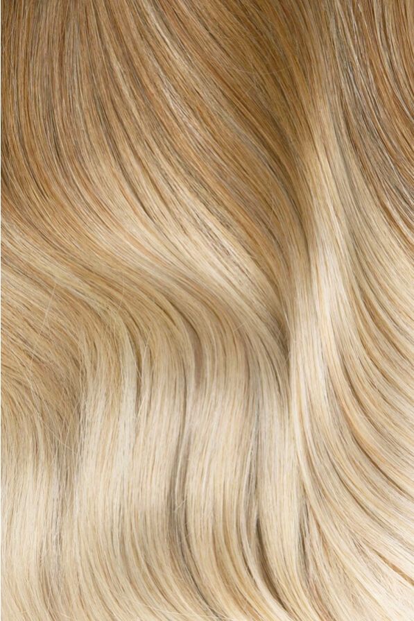 12 inch Seamless 150g Clip-in hair extensions Sandy Ombre
