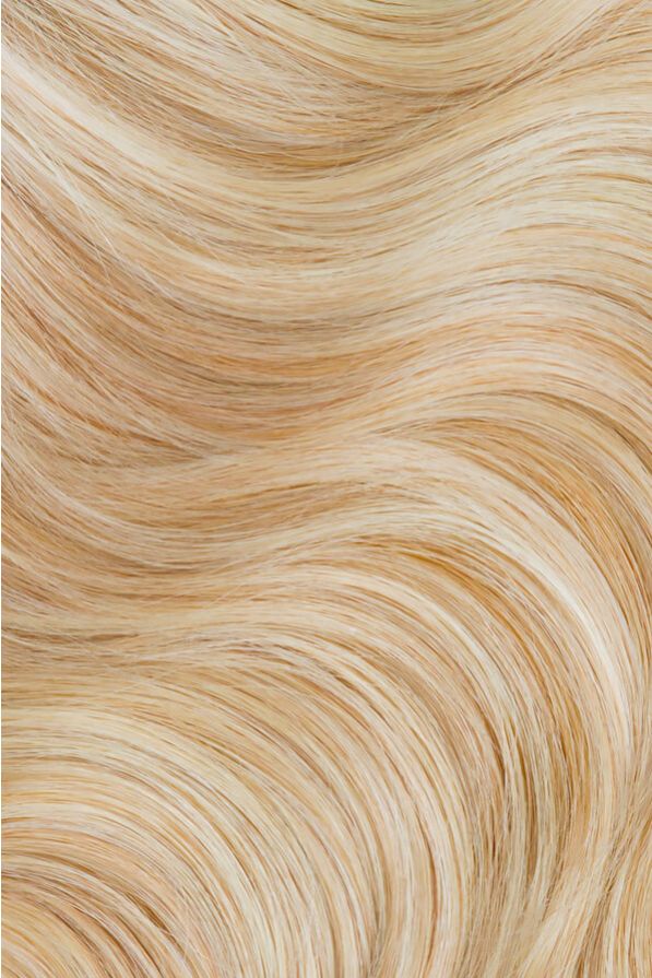 12 inch Seamless 150g Clip-in hair extensions Warm Blonde Highlighted