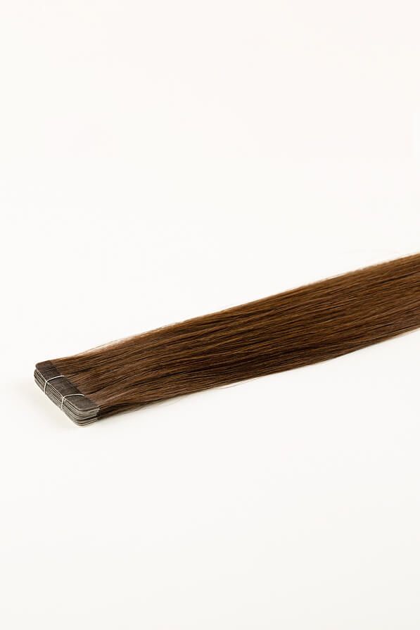 Chocolate Brown, 16" Slim Tape-In Hair Extensions, #N03