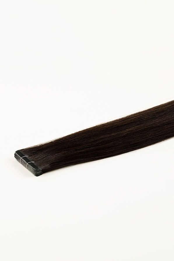 Natural Black, 16" Ultra Slim Tape-In Hair Extensions, #N13
