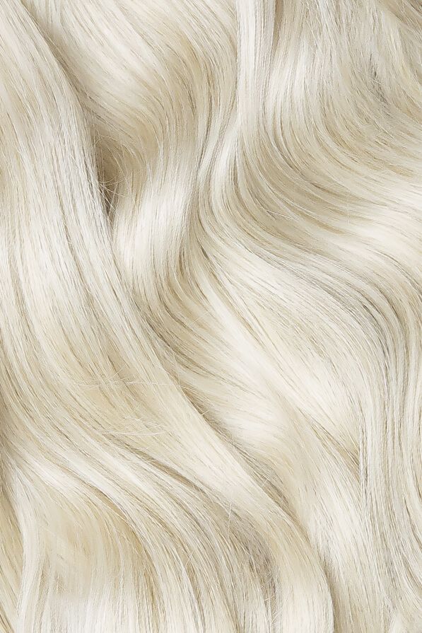 Platinum Blonde, 16" Clip-in Ponytail Hair Extensions