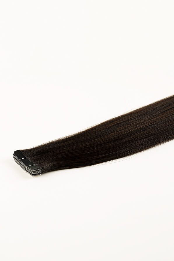 Natural Black, 20" Slim Tape-in Hair Extensions, #N13