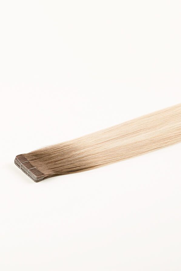 Rooted Blonde Highlights, 20" Ultra Slim Tape-In Hair Extensions, #R38