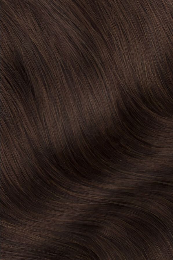 20 inch Classic 220g Clip-in hair extensions Dark Brown