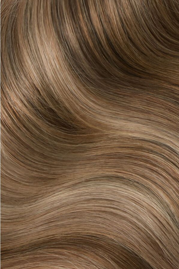 24 inch Classic 280g Clip-in hair extensions Bronde Highlighted