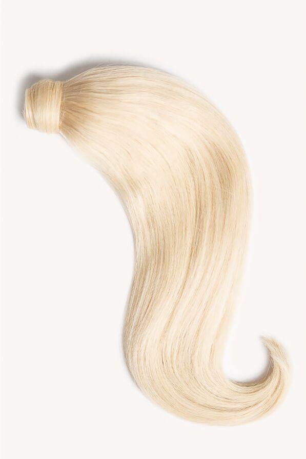 Bleached Blonde, 16" Clip-in Ponytail Hair Extensions, #N08 | 120g