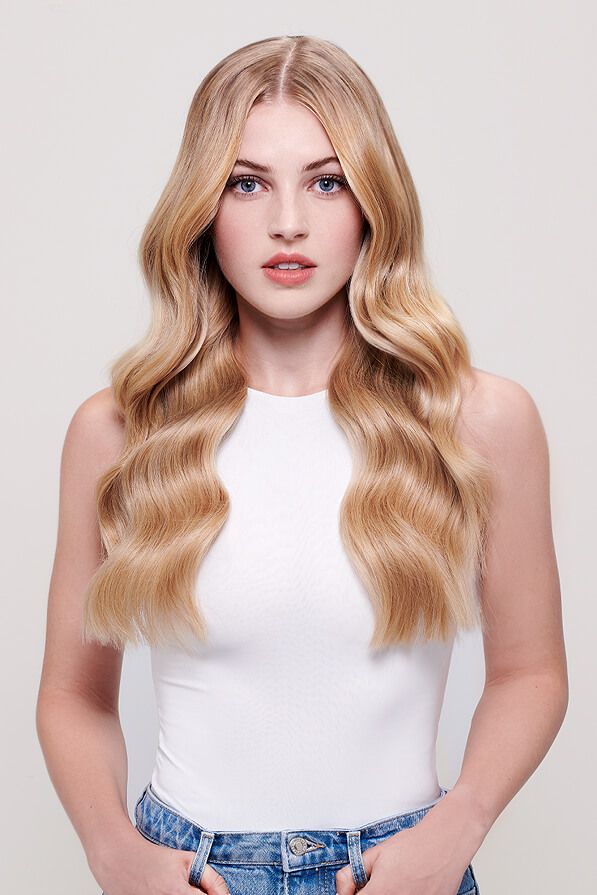 16" Seamless, 160g Clip-in Hair Extensions, Deluxe