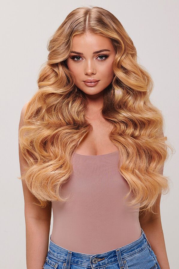 20" Quad Weft, 265g Clip-In Hair Extensions, Luxurious