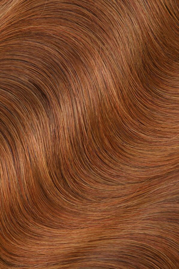 Rich Auburn, 18" Ultra Seam Clip-In Hair Extensions, M30/130 | 185g