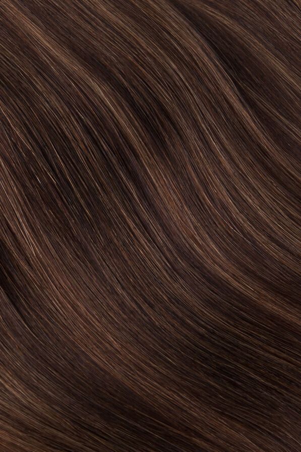 Subtle Brunette Highlighted, 22" Ultra Seam Clip-In Hair Extensions, PP2/6 | 235g