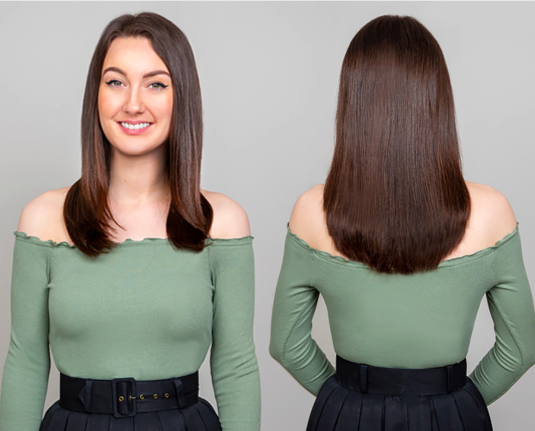 How to Blend Extensions with Short Blunt Hair